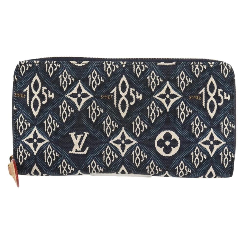Louis Vuitton Monogram Jaguar Zippy Wallet Blue